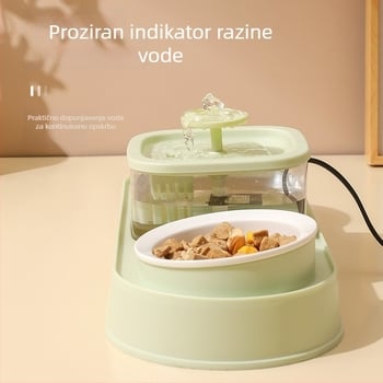 Automatska hranilica za mačke i dispenser vode s pladnjem – univerzalni alat za hranjenje kućnih ljubimaca