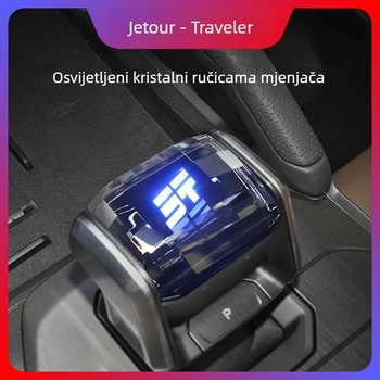 Kristalna glavica mjenjača za Chery Jietu Traveler (materijal: kristal; model: Jietu Traveler; kompatibilan s: Chery; bez prilagođavanja)