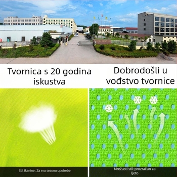 Visoko vidljiva reflektivna veste – bez džepova, podrška tiska logotipa; Model HC-002/HC-012; Značka Haichuan; Licencirana privatna marka