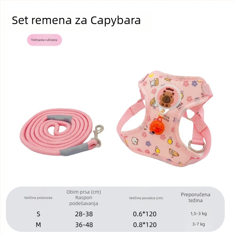 Nylon hrudni remen za psa s vodičem, marka Wanjia, kod Kapibala Net Bag