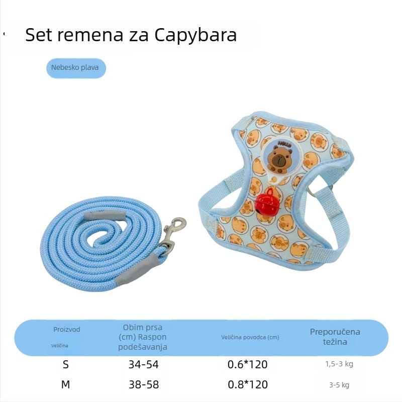 Nylon hrudni remen za psa s vodičem, marka Wanjia, kod Kapibala Net Bag