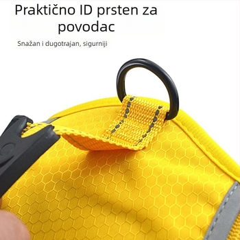 Prsluk za psa, tip vest, reflektirajući, poliester, Timmei