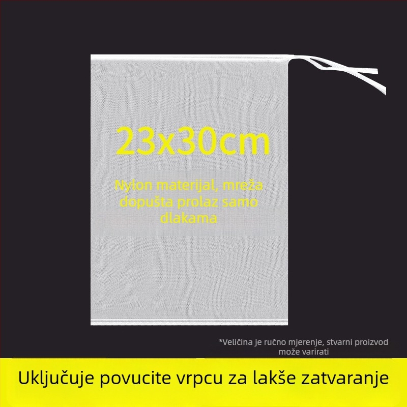 Najlon mreža za sušenje, protiv muha, prozračna, otporna na ptice, jednostupan mreža, paket 25 komada
