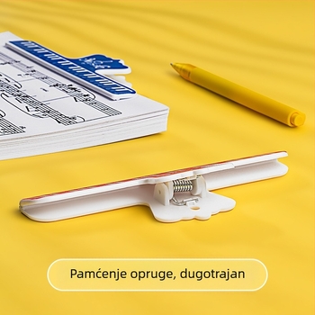 Klip za partituru, deblji i širi, plastični, za klavir, gitaru, violinu i Erhu