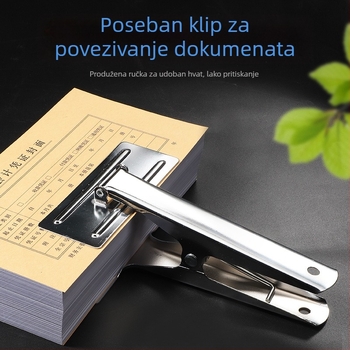Haiboxin ZD003 Nehrđajući čelični veliki klips za računovodstvene dokumente