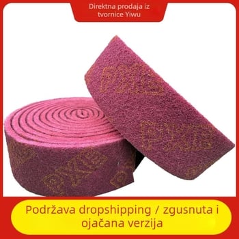 Súroložni dod posuđa od najlona s emery abrazivom, smeđa korund vlakna