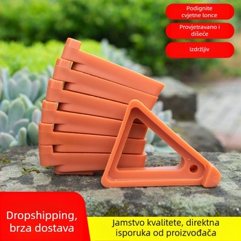 Prozračna podloga za posudu s ventilacijom na dnu za sprječavanje truljenja korijena – plastična podrška za kućno vrtlarenje