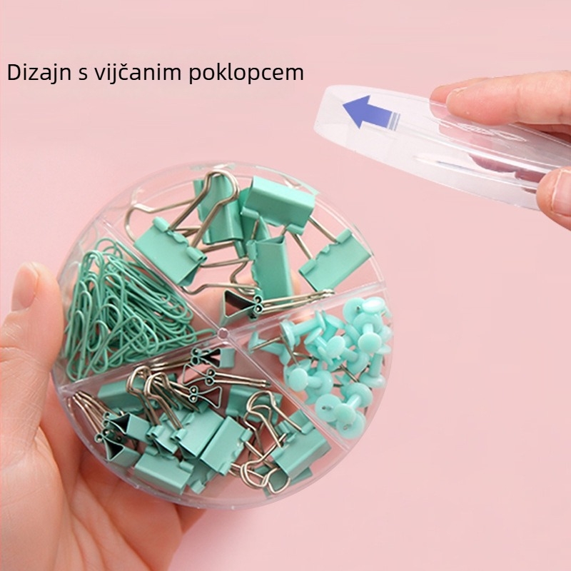 Set kutnih klipseva – plastika i metal, model Yl79, pakiranje u kutiji, brend Leaping Deer