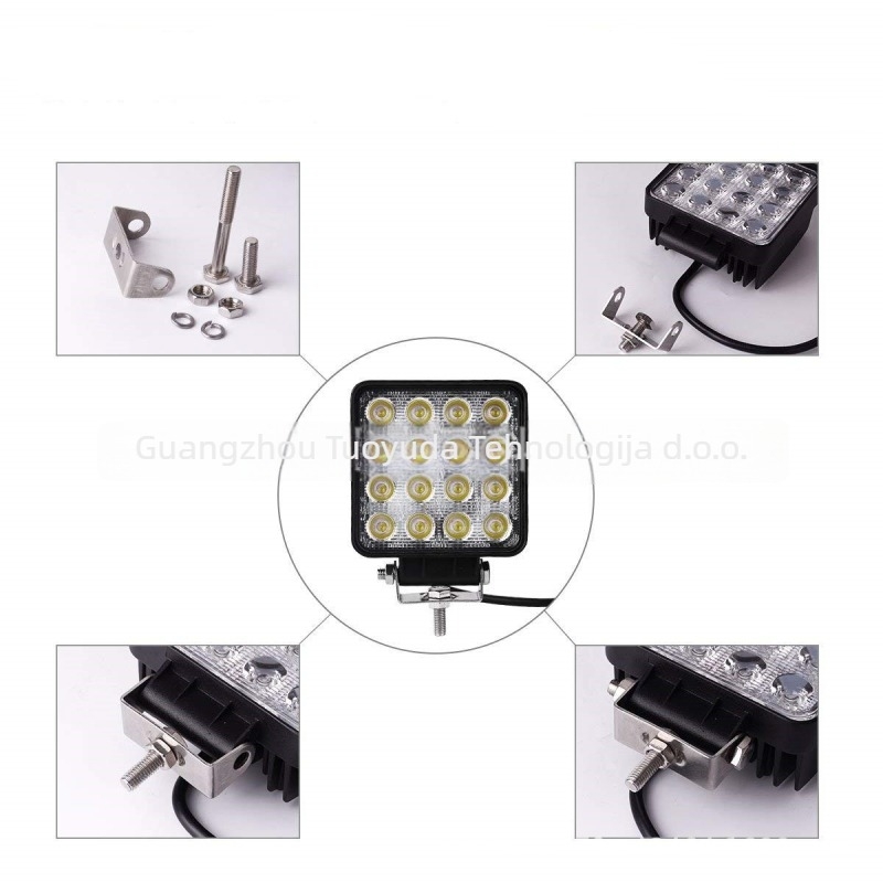 Auto LED radna svjetla, krovni reflektor, 16 LED, 48W, 12-80V