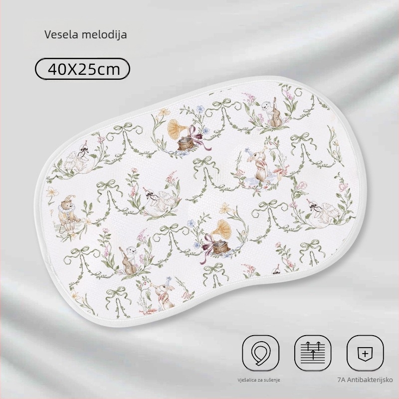 Jastučnica za bebe s teksturom oblaka, osam slojeva gaze i bambus-pamučna tkanina, minimalistički stil, za novorođenčad, marka Haterte