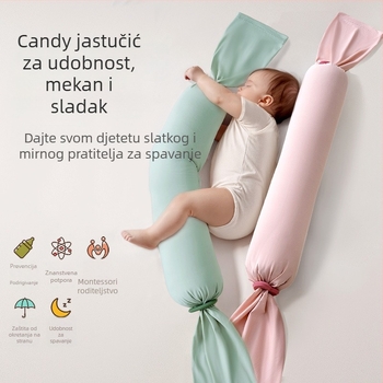 Poklon kutija za novorođenče: Candy udoban jastučić za spavanje s karikaturnim dizajnom, najlon, sigurnost klase A, pogodno za dojenčad i djecu od 1–3 godine, jesen 2025