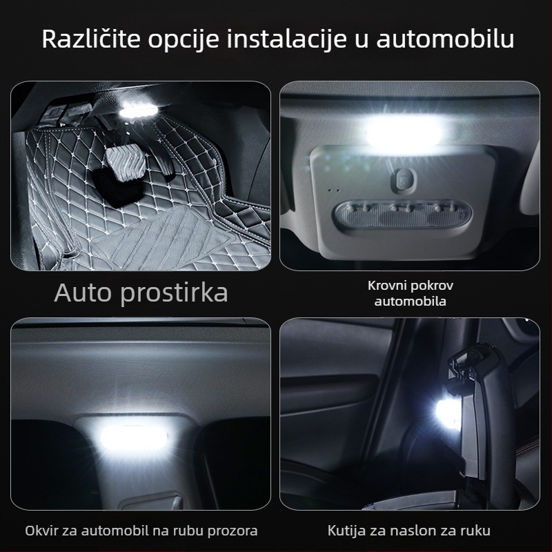 Unutarnje svjetlo za čitanje u automobilu – ABS, 3.7V, 5W, Model 054