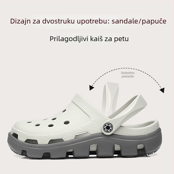 JDOV Perforirane slip-on muške tenisice, EVA gornji dio, protuklizne, sportski stil, model 2301, ljeto 2024
