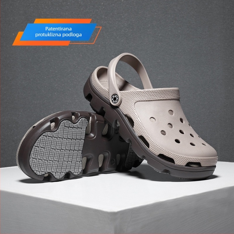 JDOV Perforirane slip-on muške tenisice, EVA gornji dio, protuklizne, sportski stil, model 2301, ljeto 2024