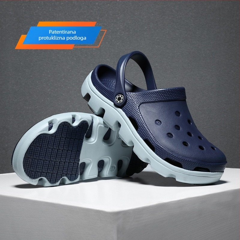 JDOV Perforirane slip-on muške tenisice, EVA gornji dio, protuklizne, sportski stil, model 2301, ljeto 2024