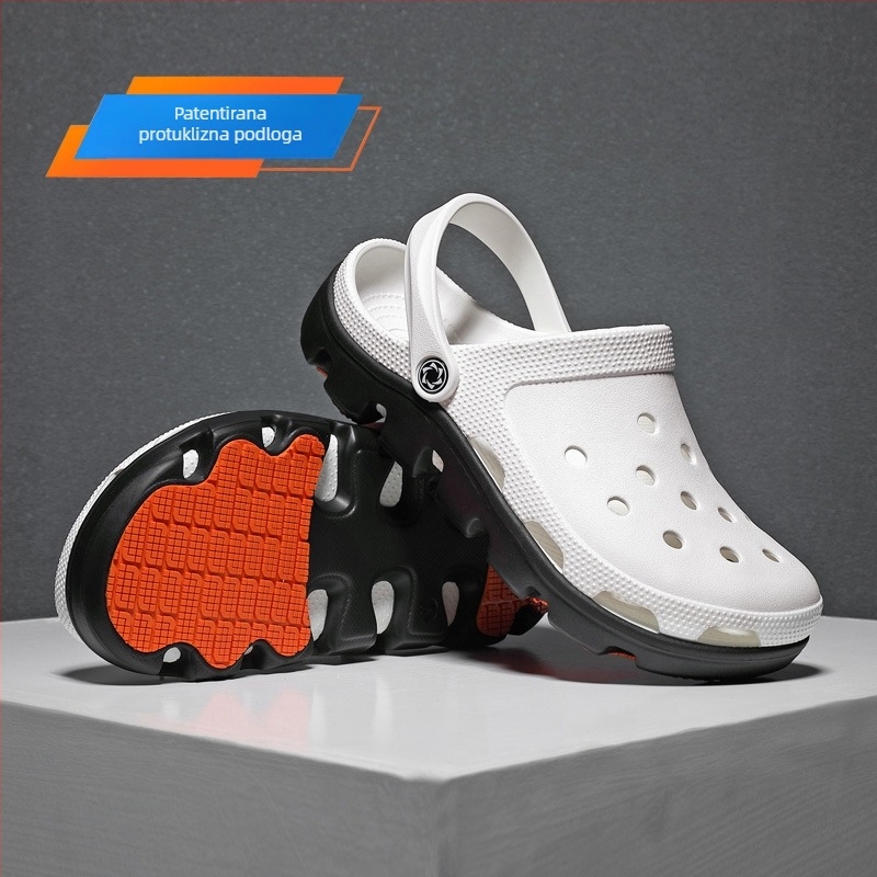 JDOV Perforirane slip-on muške tenisice, EVA gornji dio, protuklizne, sportski stil, model 2301, ljeto 2024