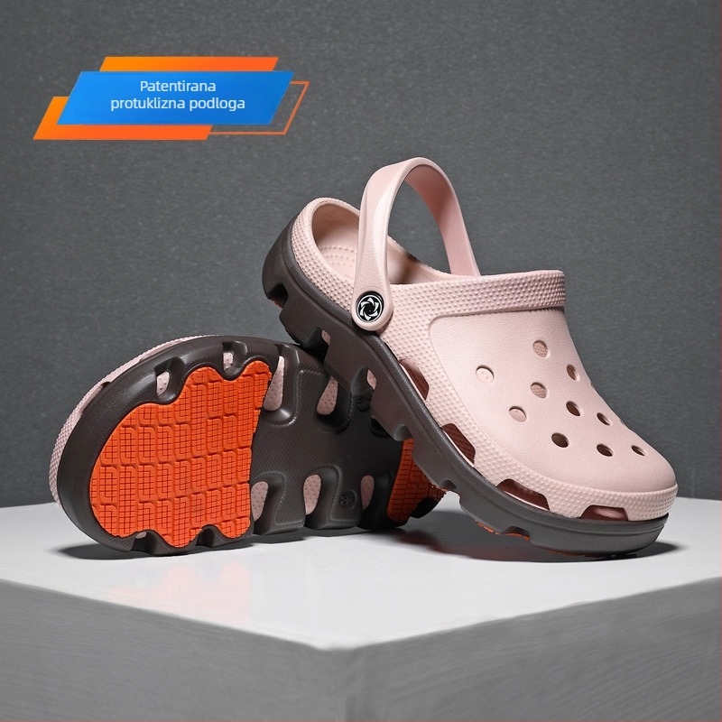 JDOV Perforirane slip-on muške tenisice, EVA gornji dio, protuklizne, sportski stil, model 2301, ljeto 2024