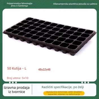 PET posuda za sadnice Seedling tray 002, za uzgoj sadnica, povrća i zelenih projekata, Jin Xu