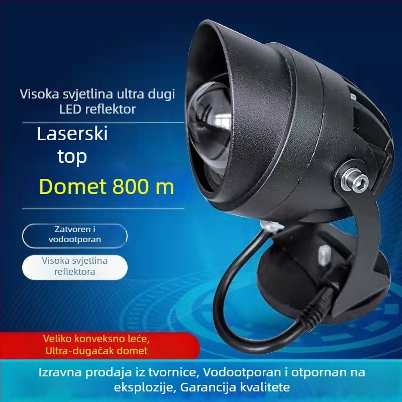 LED automobil LED spot svjetlo s dugim dometom i laserskim svjetlom na krovu (Broj proizvoda 1; Bez branda; Bez prilagodbe; Unutarnja isporuka)