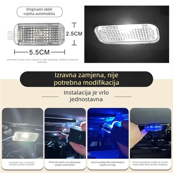 LED osvjetljenje prostora ispod nogu u unutrašnjosti VW Passat, Magotan, Touareg, Lingdu i CC