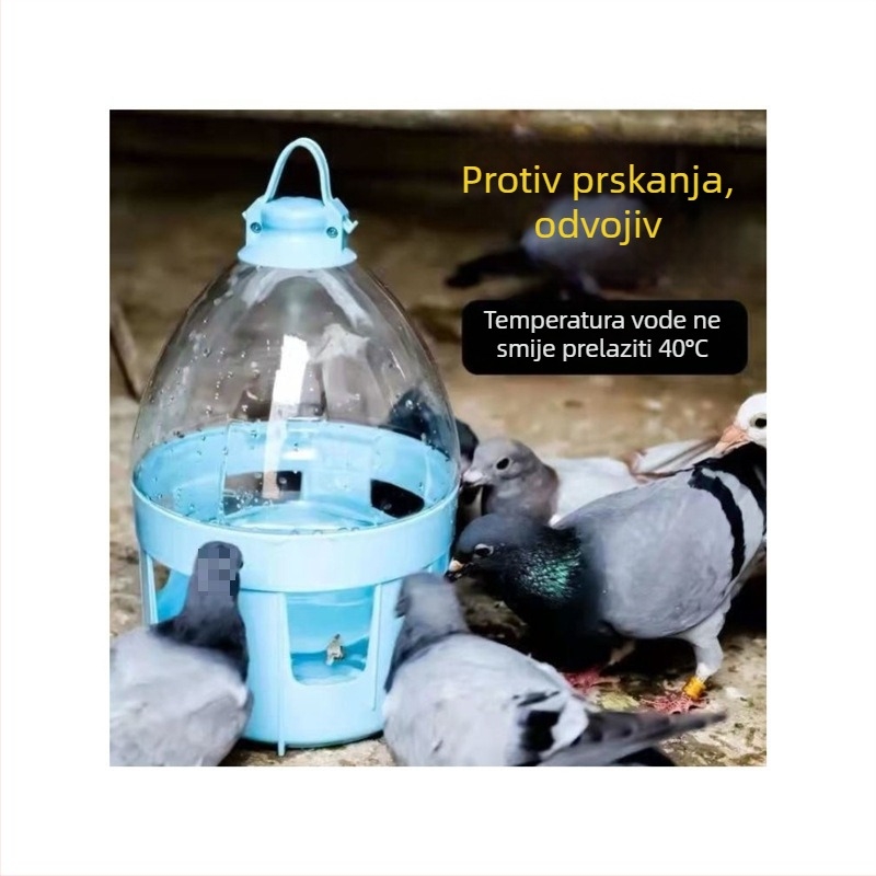 Automatsko napajanje golubova, posuda za vodu za golubove natjecatelje, ojačani spremnik vode