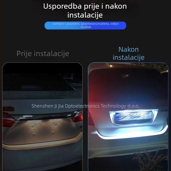 Svjetlo registarske pločice za Mazda MX-5 Miata MPV Protege Tribute | LED, 12V, 3W, 6500K, ABS