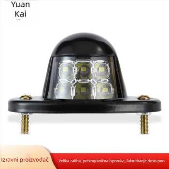 LED svjetlo za registarsku ploču kamiona - LED izvor, vijek trajanja 8000 sati, bijela temperatura boje, kompatibilno sa svim modelima, mogućnost prilagodbe