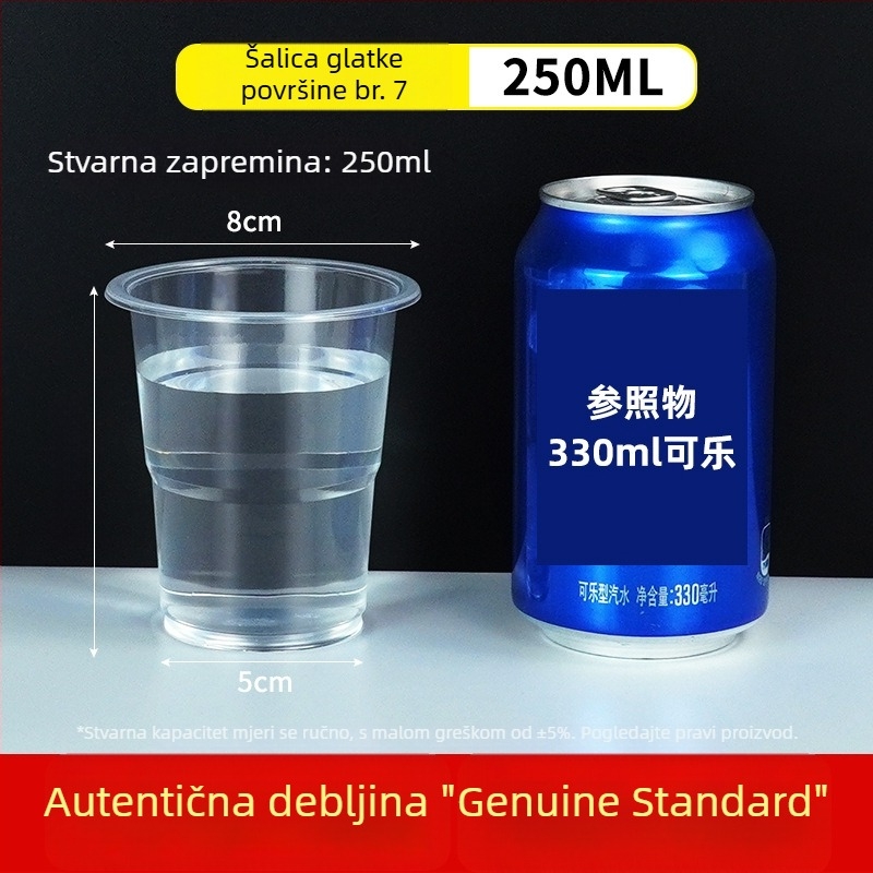 Jednokratne PP čaše, okruglog oblika, 301–400 ml, otporne na visoke temperature