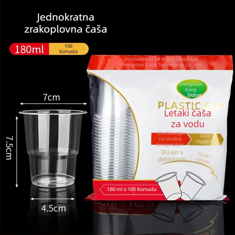 Jednokratne PP čaše, okruglog oblika, 301–400 ml, otporne na visoke temperature