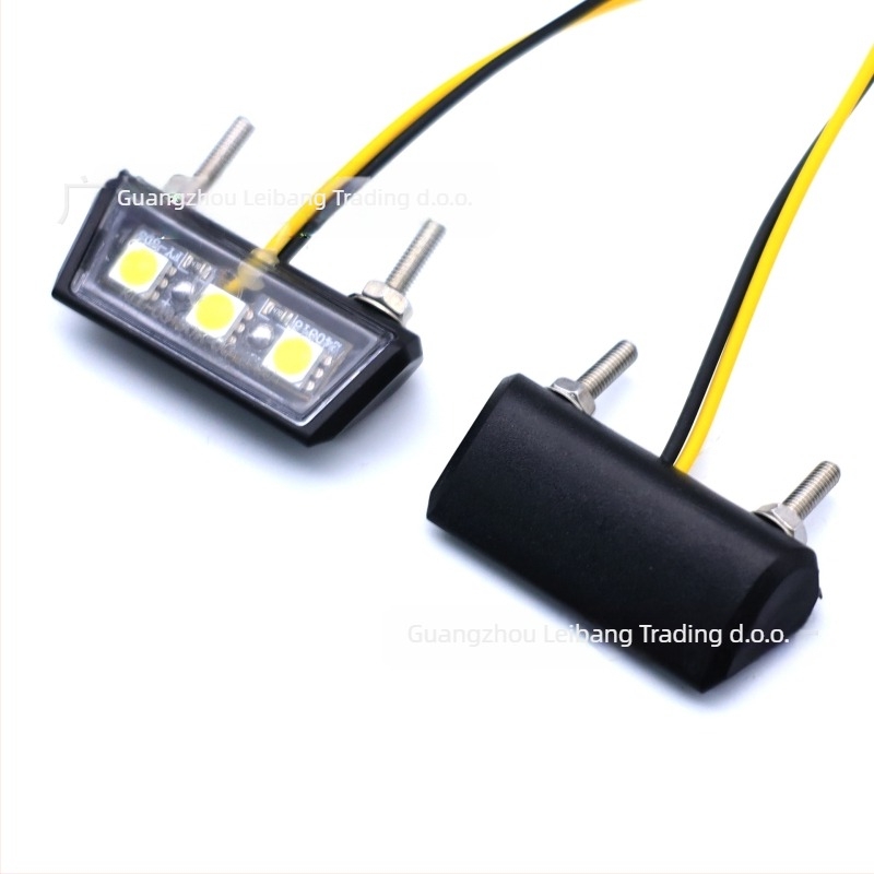 Stražnje LED svjetlo za registarsku pločicu motocikla – model RBN-105, 12V, 1.4W, LED vodilica svjetla