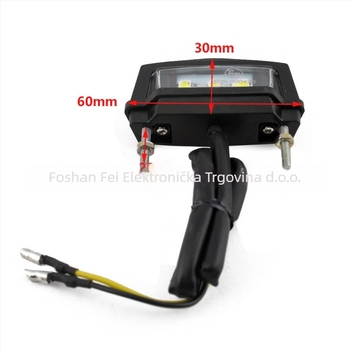 Stražnje svjetlo za motor TL0132, LED, 12V, plastično kućište, za električna vozila