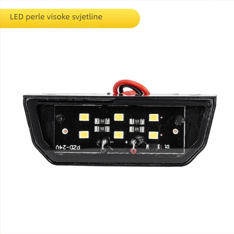 Svjetlo za registracijsku pločicu kamiona i prikolice DC12-24V – dvostruka red LED, visoka svjetlina, vodootporno bočno svjetlo za signaliziranje