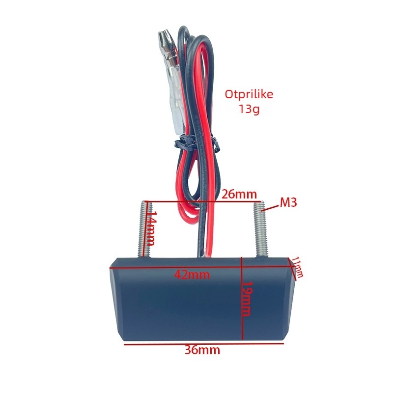 QOYIQO LED stražnje svjetlo za motocikl, model QYQ-9003, 12V, 1W, vijek trajanja 30.000 h
