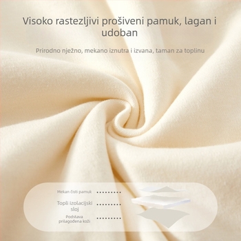 Dječji prsluk, 100% pamuk, poliester punilo, zima, stil korejskog kardigana, za uzrast 1–3 godine
