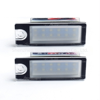 Volvo LED svjetlo za registarsku pločicu za V70, CX70, S60, S80, XC90 (LED, 8–15V, ABS, model PZD-WEW06, vijek trajanja 50 000 h)