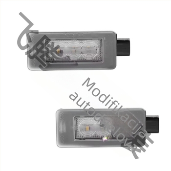 LED svjetlo za registracijsku tablicu za Peugeot 207 CC / 308 CC i Citroën C4 II / C4 Picasso II, 12V, 5W, 6500K