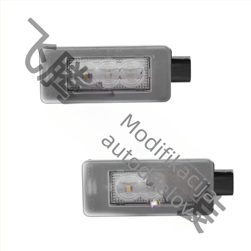LED svjetlo za registracijsku tablicu za Peugeot 207 CC / 308 CC i Citroën C4 II / C4 Picasso II, 12V, 5W, 6500K