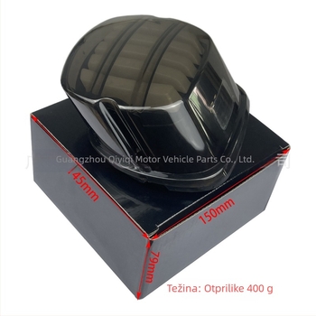 Harley XL883/1200 motociklističko LED stražnje svjetlo s višefunkcionalnim osvjetljenjem tablice i pokazivača, model QYQ-2001-B5, 12V, ABS