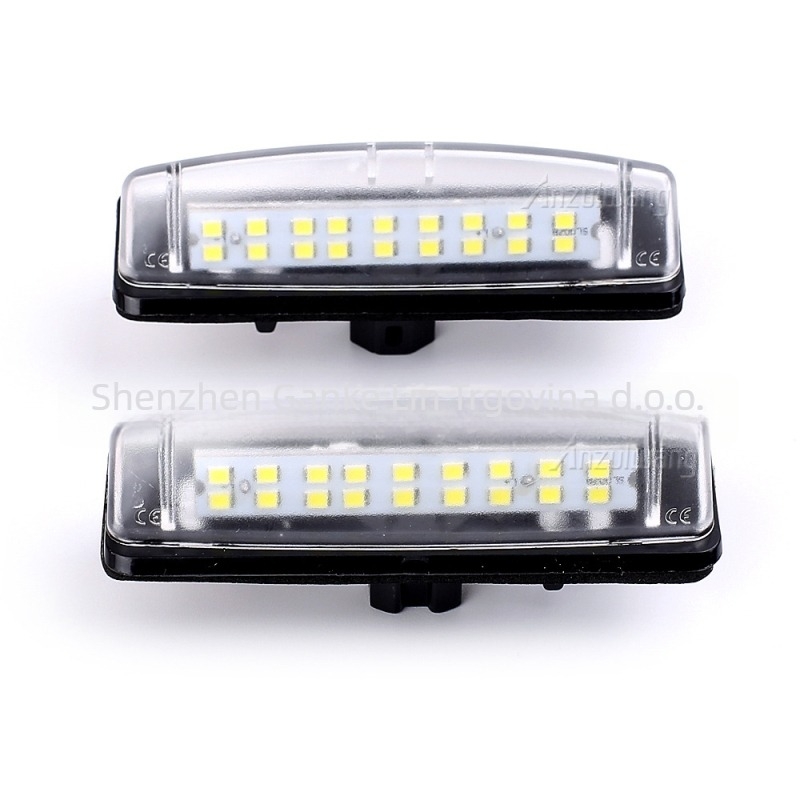 LED lampica za registarsku pločicu Toyota/Lexus IS RX LS - ABS kućište, ulazno napajanje 8-15V, vijek trajanja 50.000 h, model PZD-FT01