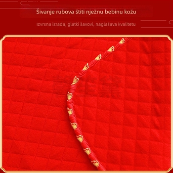 Šal za bebu Leap and Creation — 100% pamuk, četiri sezone upotrebe, jednofarban uzorak, za novorođenčad (0–12 mjeseci)