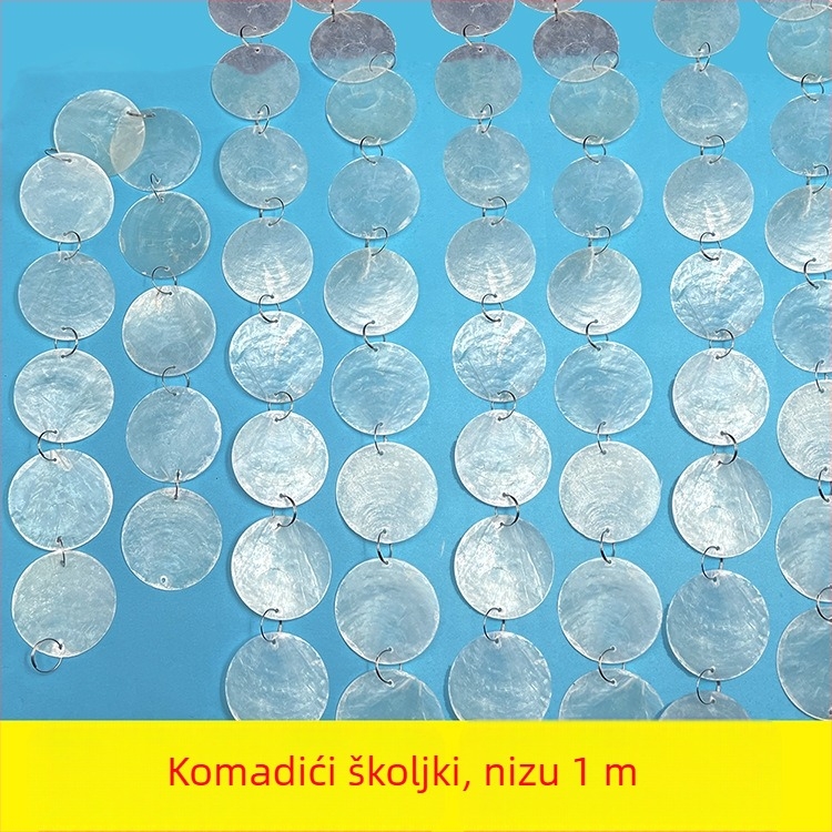 List školjke mikra za svadbene dekoracije – polirani prirodni školjke biseri i niza za ogrlice