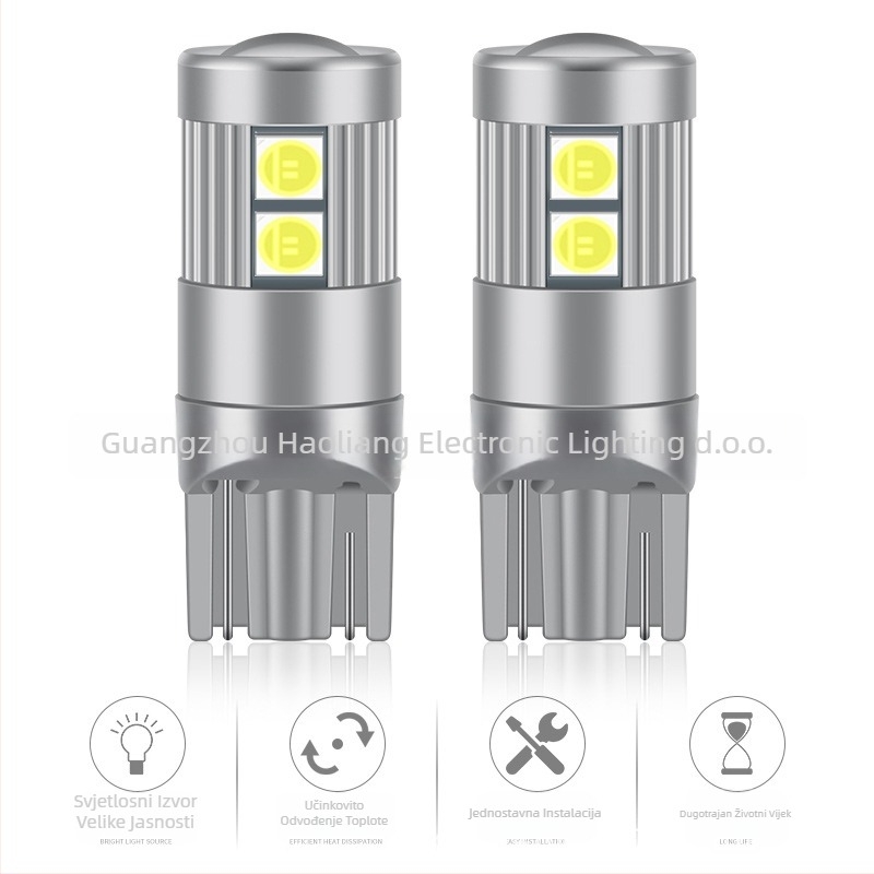 LED svjetlo za registarsku pločicu širokog napona 9-30V • 3W • 500 lm • 6000K • model AT10-3030-9SMD