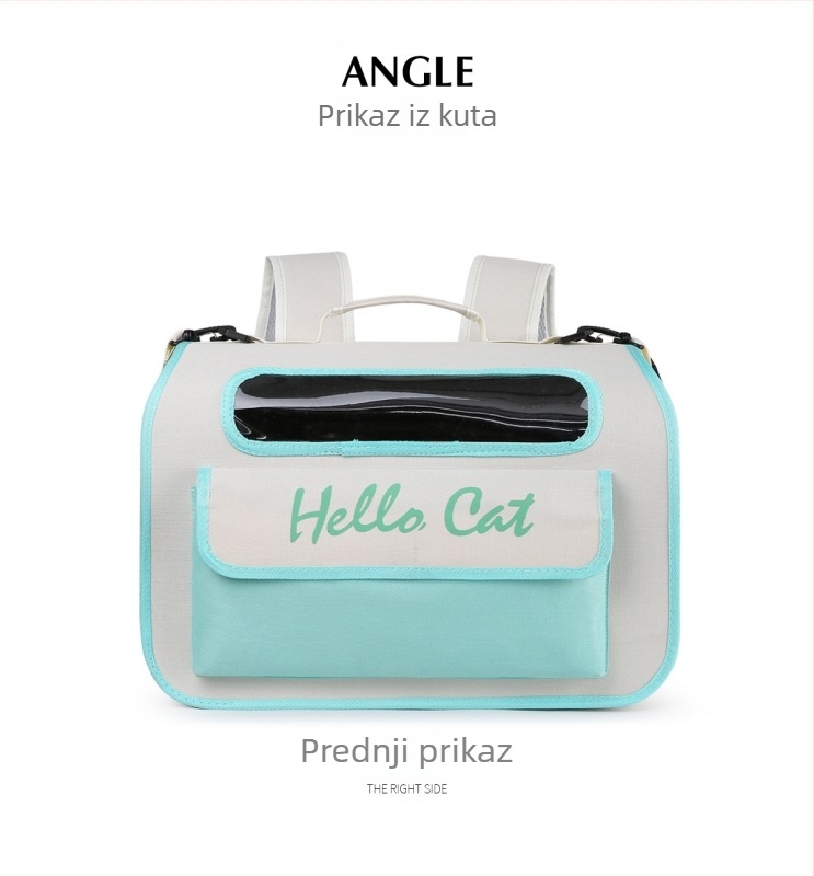 Torba za kućne ljubimce za mačku i malog psa – Oxford materijal, Kapacitet 40, Charming Pet