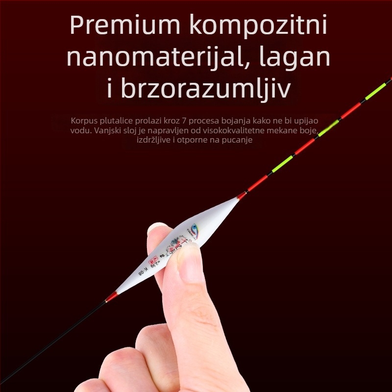 Vertikalni drift plovci za ribolov — Telepathy, kompozitni materijal