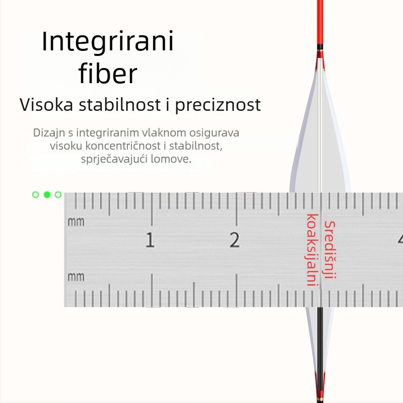 Vertikalni drift plovci za ribolov — Telepathy, kompozitni materijal