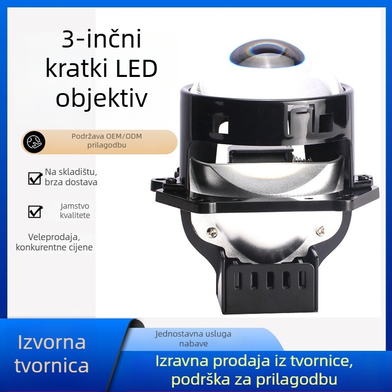LED Angel Eye far za automobile i elektromične motocikle, 40W, 12V, ugrađena instalacija, model LED002