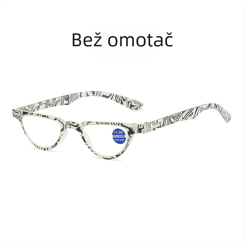 Ženske naočale za čitanje protiv plave svjetlosti, male kvadratne okvire s ukrasom zmaja i feniksa, AC leće, puni okvir, PC okvir, izdanje jesen 2024