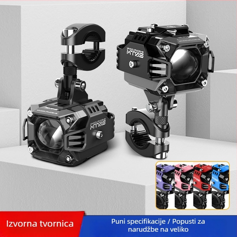 Motociklistički LED reflektor, 12–30V, IP67, 60W za par, vijek trajanja 30000 h
