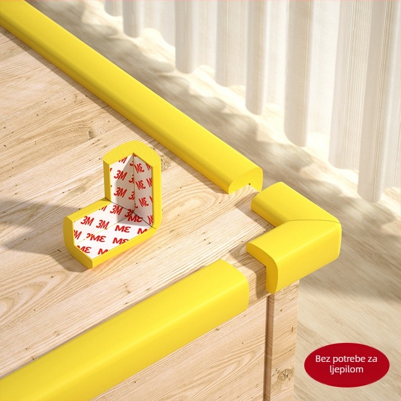 Dječja zaštita kutova stola - samoljepljivi rubni štitnik, mekani jastučić za sigurnost djeteta (Brand: Powerful merchant)