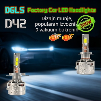 LED auto svjetlo H7, 400W, 12V, IP68, 30000 lm, 50000h